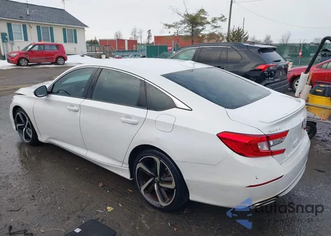 2019 Honda Accord Sport из США, поврежденный, VIN 1HGCV1F33KA089373
